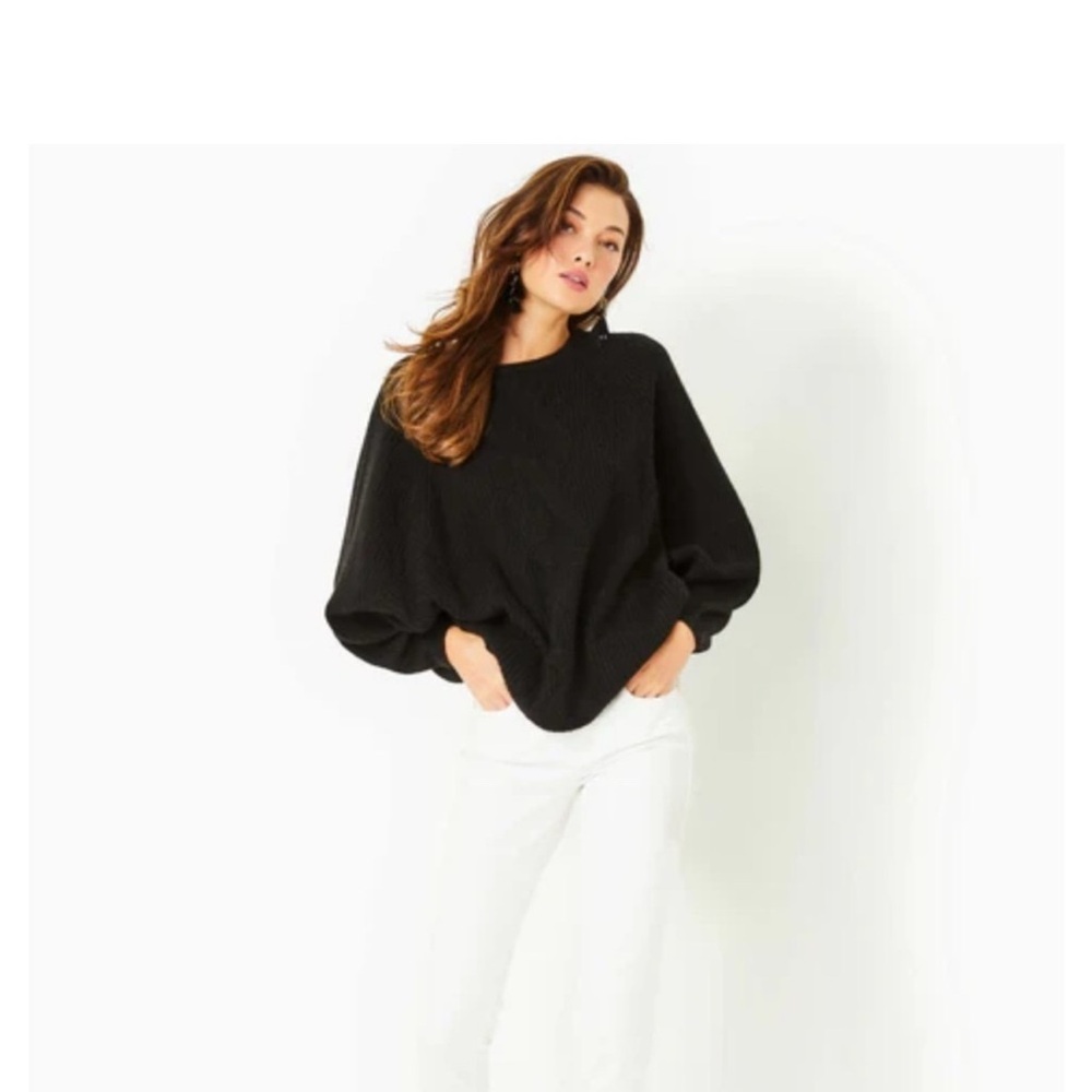 Lilly Pulitzer Black Knit Sweater